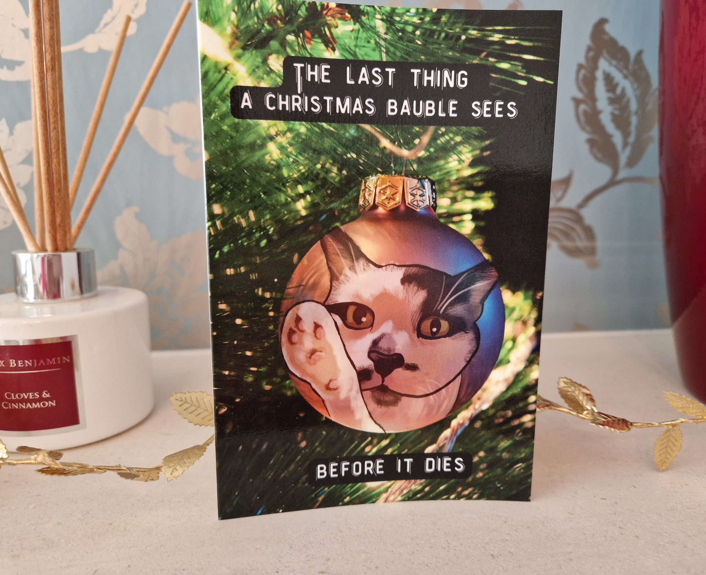 Christmas cards - cat and dog art