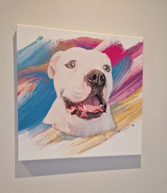 Custom Pet Art - Traditional Stretched Canvas