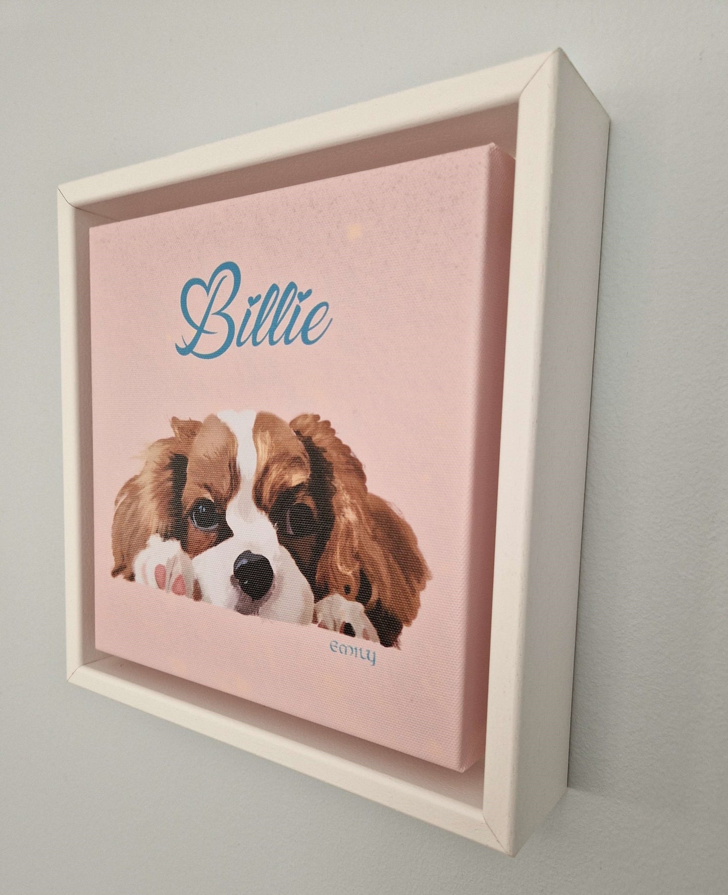 Custom Pet Art - Framed Canvas (eco-friendly)