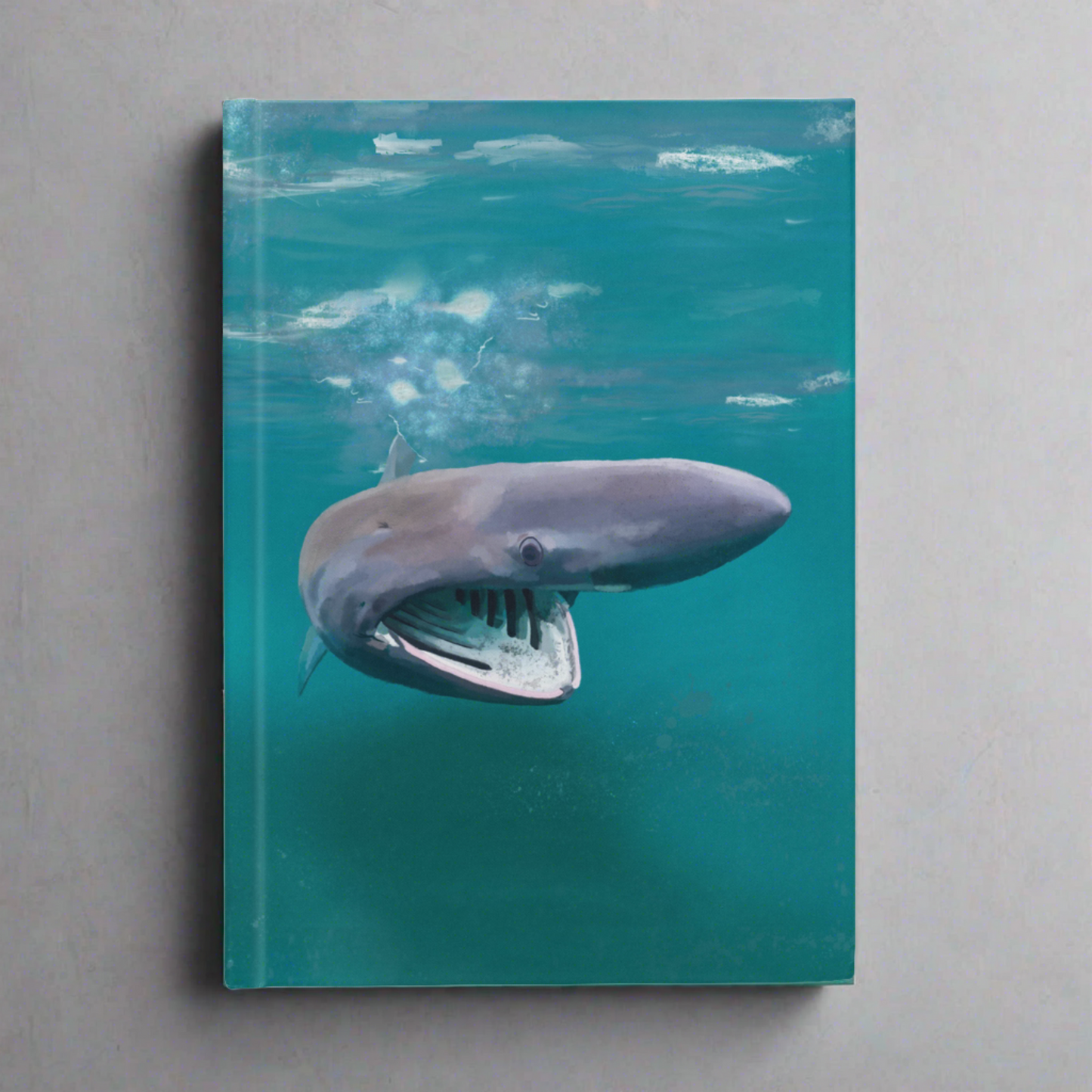 a5 hardback journal basking shark