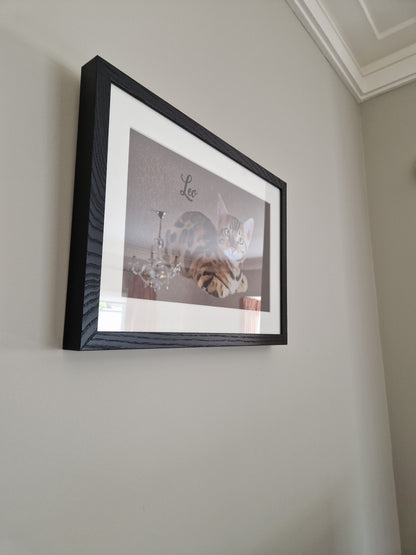 Framed Pet Portrait - Box Frame