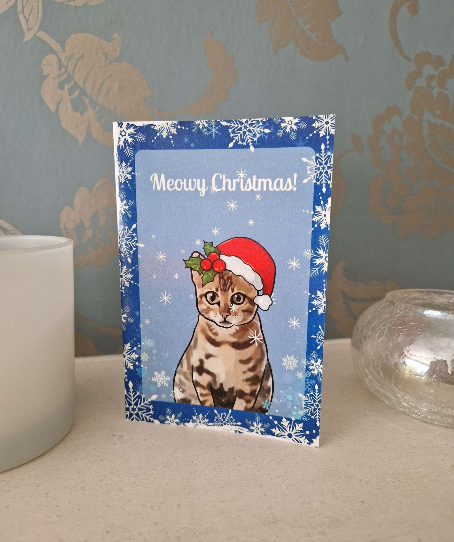 Christmas cards - cat and dog art