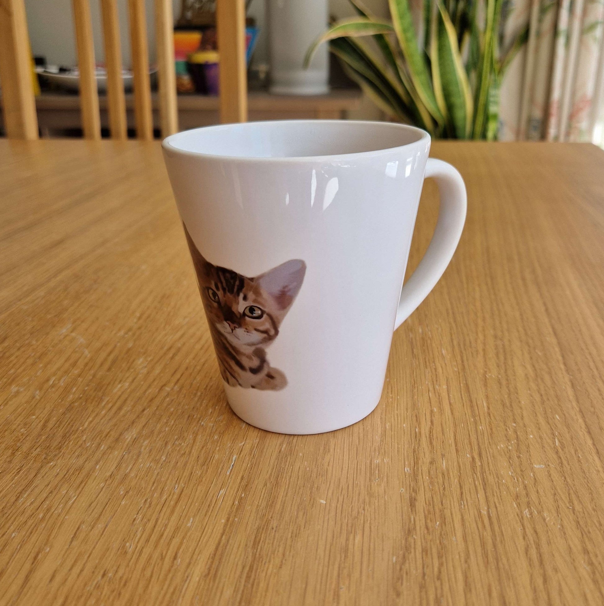 Custom Pet Art Latte Mug