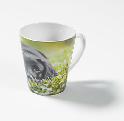 Custom Pet Art Latte Mug